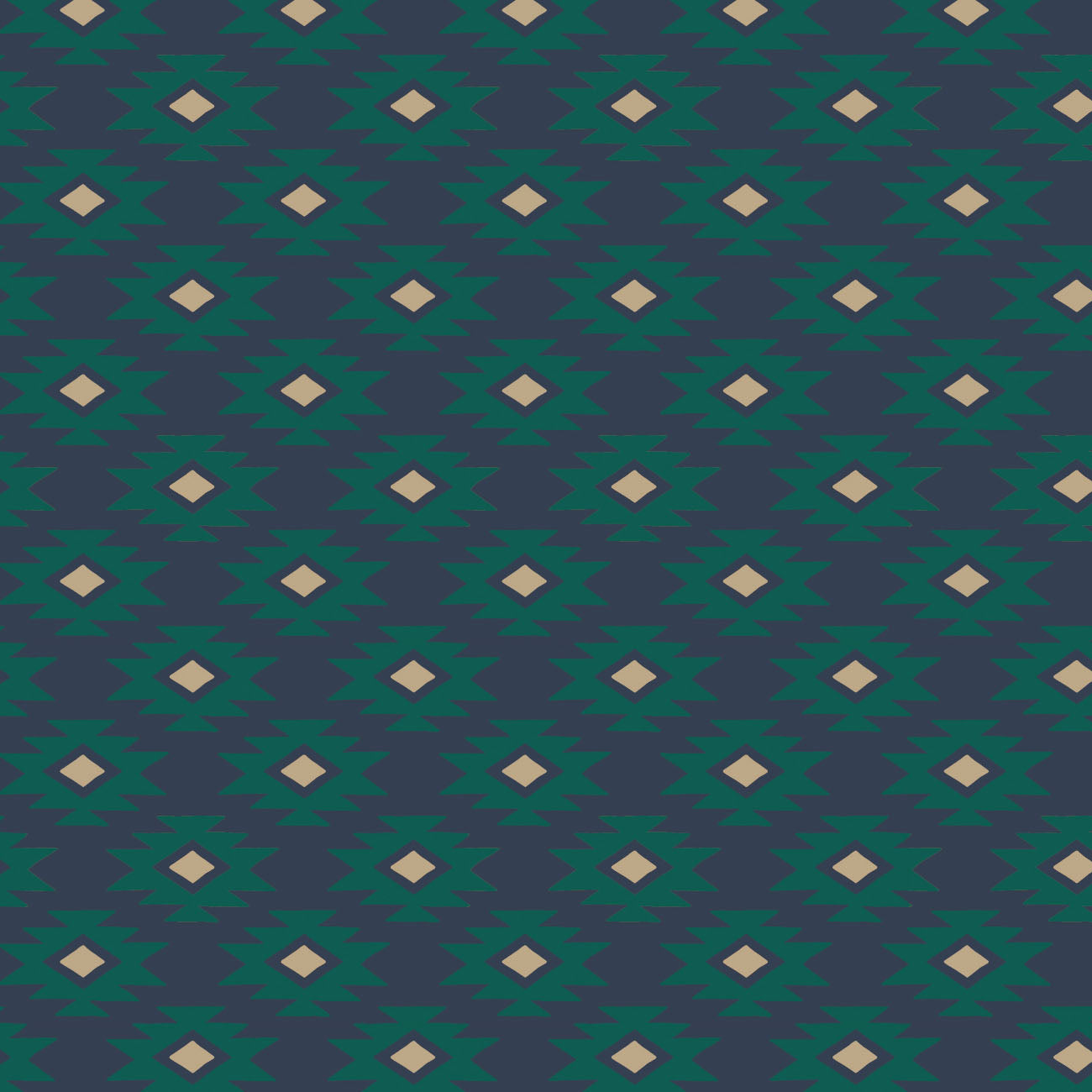 Printed Flannel-Stamp Flannel-Navy-100% Cotton-21220507B-04