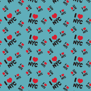 In a NY Minute Collection - I Heart NYC - Blue - Cotton 21220604-03