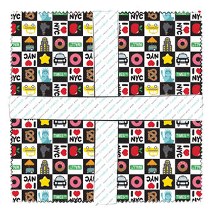 In a NY Minute Collection 10" Squares (42 pieces) - Multi - Cotton 21220605SQU