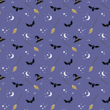 Spellbound Collection - Make Me Batty - Purple - Cotton