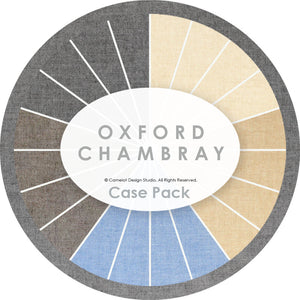Oxford Chambray Solid Case Pack (10 yard bolts)-21230001CCASE