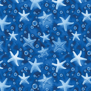 Ocean Story Collection - Tonal Starfish - Multi - Cotton 21230106J-01