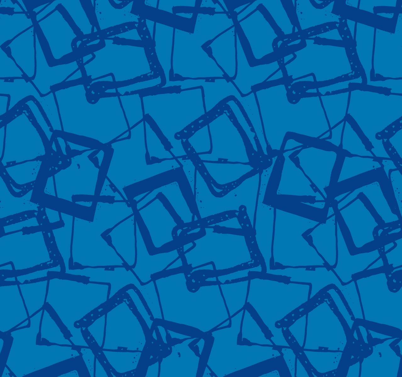 Around the Block Collection - Block Out - Blue - Cotton 21230204-03