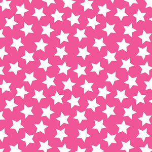 Camelot Design Studio - Stars - Fun Pink - Flannel