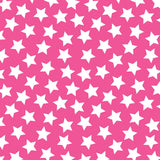 Camelot Design Studio - Stars - Fun Pink - Flannel