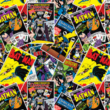 DC Comics - Batman Comic Stack Toss -2 Yard Cotton Cut