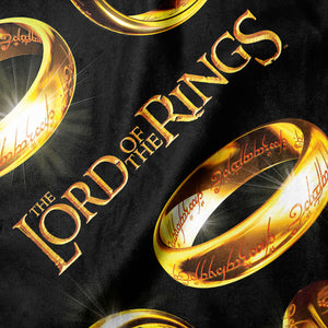 Lord of the Rings - Rings Tossed - Black - Minky