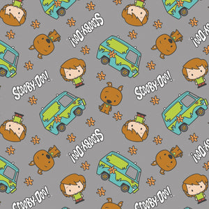 Scooby-Doo Chibi - Floral Toss - Grey