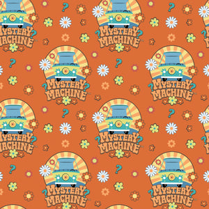 Collection Scooby-Doo Esprit d'École - SD École Mystery Machine - Orange - Minky
