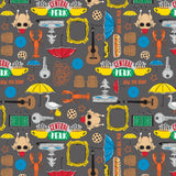 Friends Collection - 2 Yard Cotton Cut - Friends Forever - Charcoal