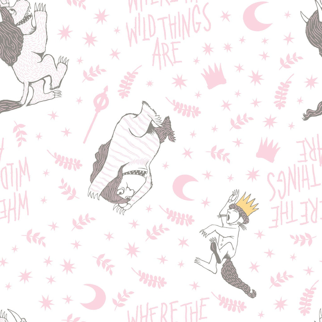 Where the Wild Things Are Collection- Wild Rumpus- Cotton - Pink