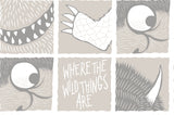 Where the Wild Things Are Collection-Wild Things Blocks - Cotton - Grey