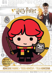 Harry Potter Ron and Wand Adhesive Fabric Badge