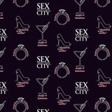 Sex and the City- Quotes -Cotton-Black