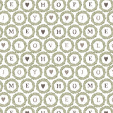Home Collection by Vicky Yorke - Love Wreath - White - Cotton