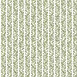 Home Collection by Vicky Yorke -Leafy - Green - Cotton