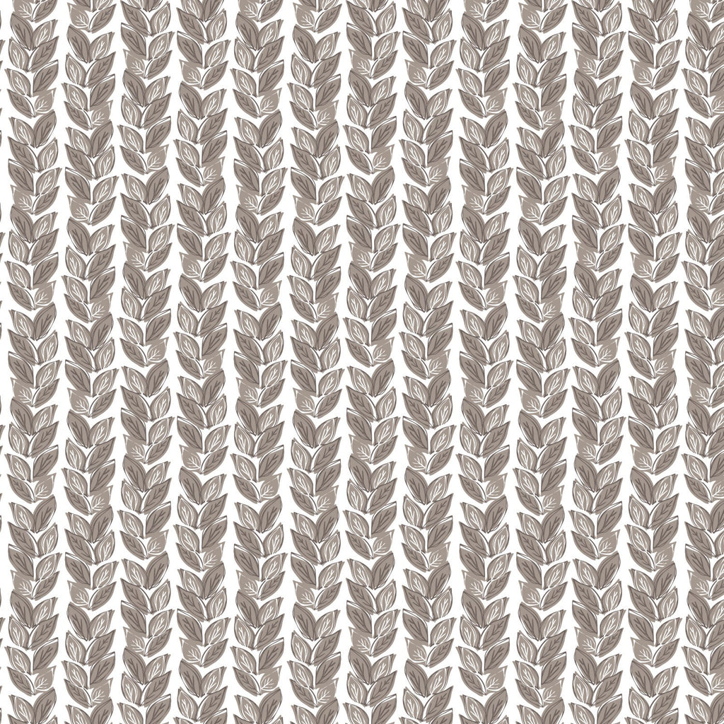 Home Collection by Vicky Yorke -Leafy - Grey - Cotton