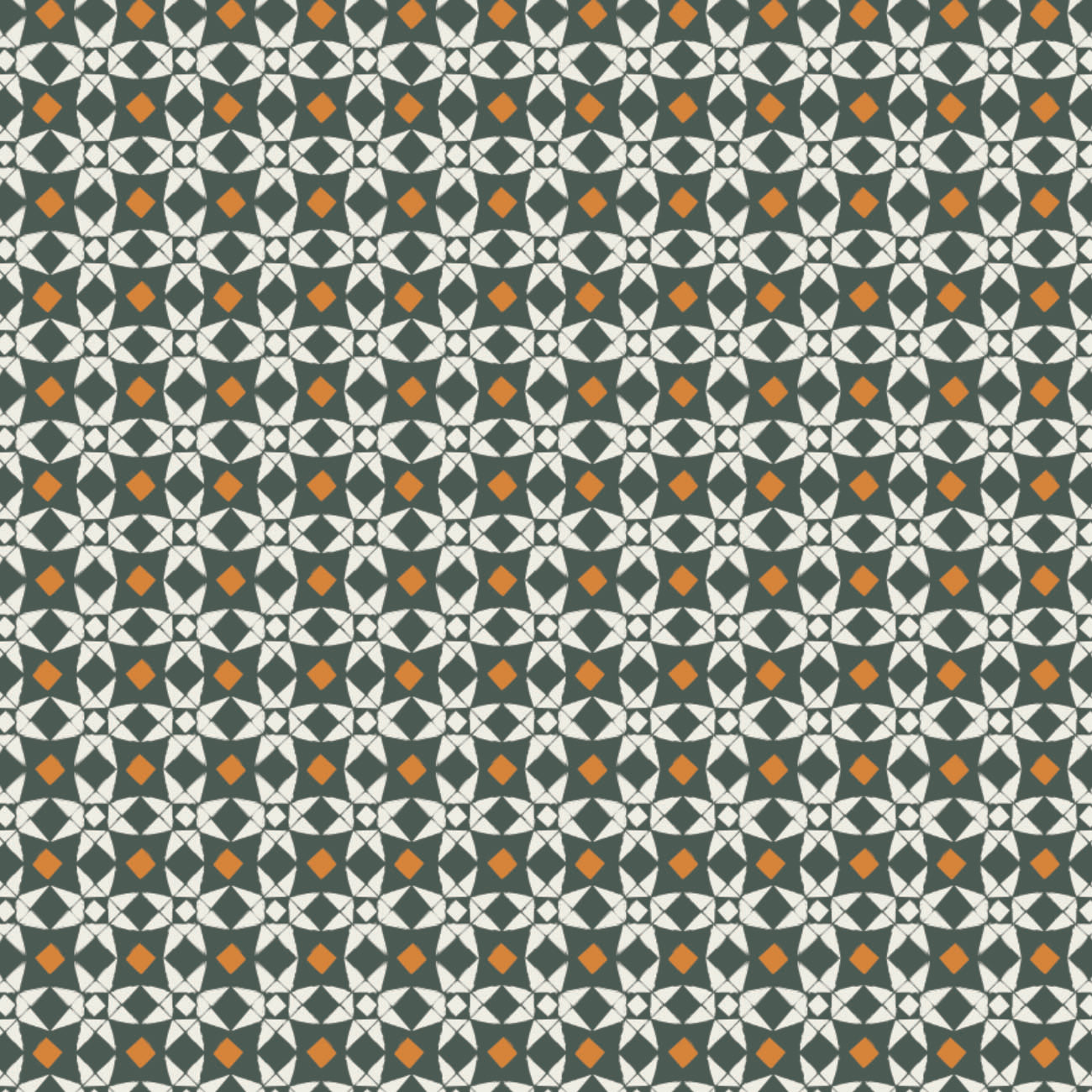 Tiles Cotton 2yd Precut Cotton - 30200505YC2AMZ2 - 02 Dark Green