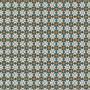 Tiles Cotton 2yd Precut Cotton - 30200505YC2AMZ2 - 02 Dark Green