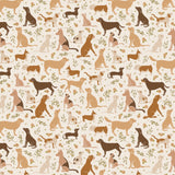 Ginger and Olive Collection - Woof You Forever - Cream - Cotton 30220501-01