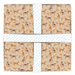 Ginger and Olive Collection 10" Squares (42 pieces) - Multi - Cotton 30220506SQU