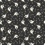 Reflections Collection - Doves Tossed - Black - Cotton 30220608-02