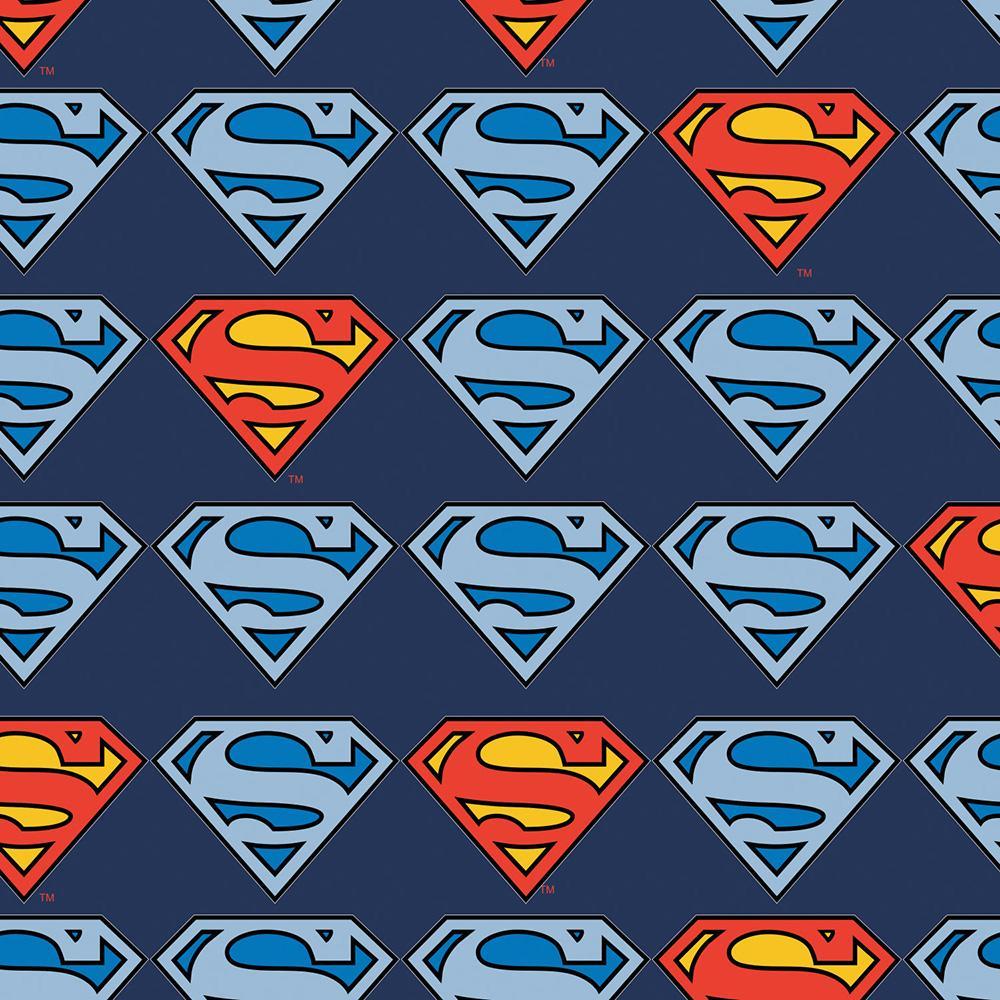 SUPERMAN - ACTION COMICS - S-SHIELD - Printed Flannel by DC Comics