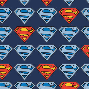 SUPERMAN - ACTION COMICS - S-SHIELD - Printed Flannel by DC Comics