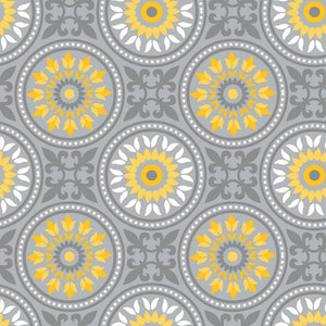 EMMA & MILA - Yellow Matters - Mosaic  - 1yc Precut - Grey - Cotton