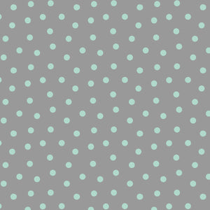 EMMA & MILA - Mint Condition - Polka Dots - Grey - Cotton