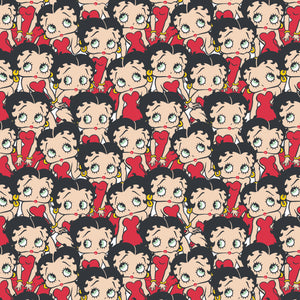 Betty Boop III Collection- Betty Boop Stack- 2 Yard Cotton Cut - Multi