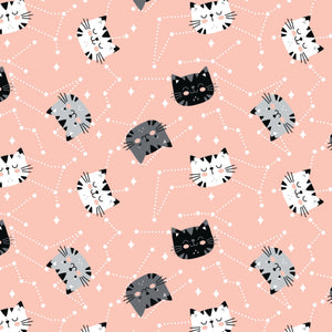 Kitten Constellations by CDS - Minky