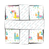 Who Invited the Llamas Collection 5" Charms (42 pieces) - Multi - Cotton