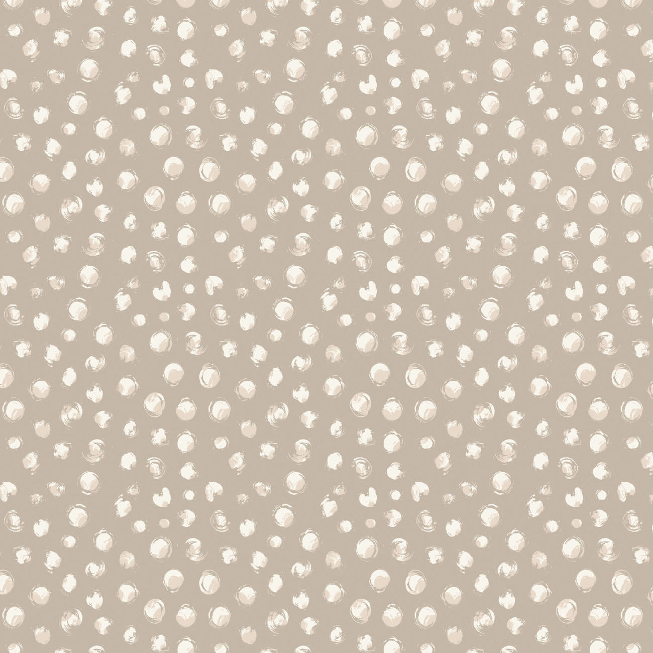Sweet Lullaby Collection - Brushstrokes Dots - Beige - Cotton 58230305-01