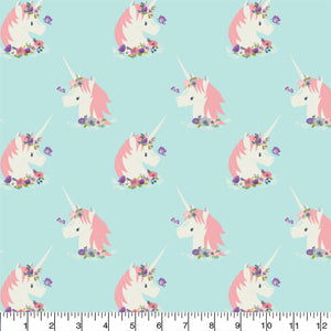 Unicorns- Blue Flannel-FULL 10 YARD BOLT