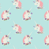 Unicorns- Blue Flannel-FULL 10 YARD BOLT