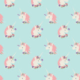 I Believe In Unicorns - Unicorns - Printed Flannel by Heather Rosas