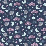 Planets - Printed Fleece by Heather Rosas