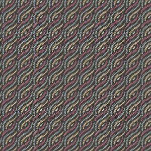 Winter Spirit Collection - Vines - Black - Cotton