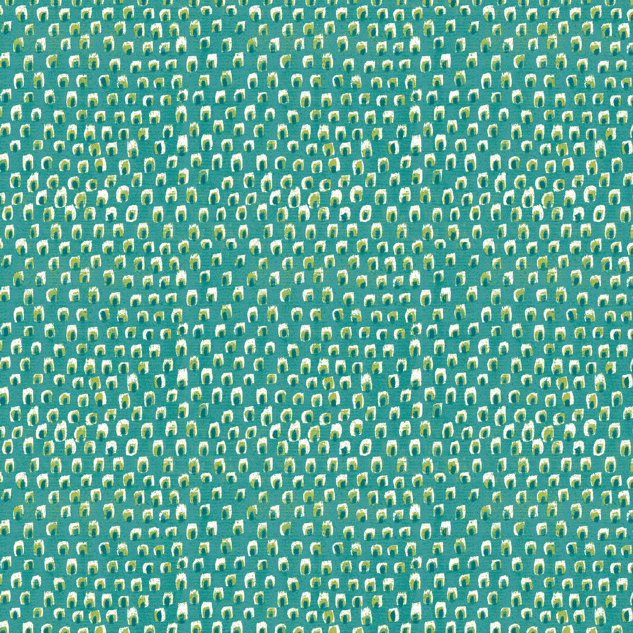 Topography Collection - Sprout - Teal - Cotton 66220604-03