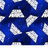 Lucasfilm Star Wars -Star Wars -Retro Logo Toss -Blue-Fleece