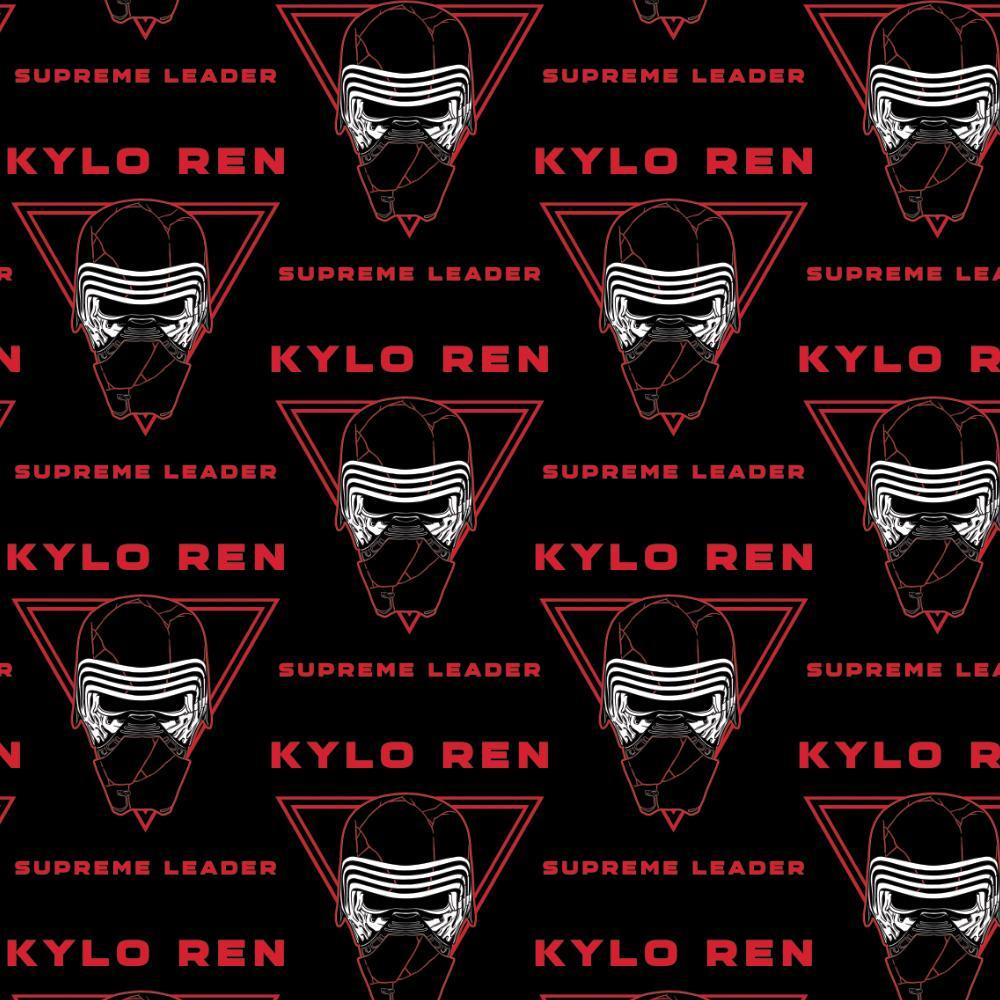 Star Wars - Supreme Leader Kylo Ren- Printed Fleece by Lucasfilm Star Wars