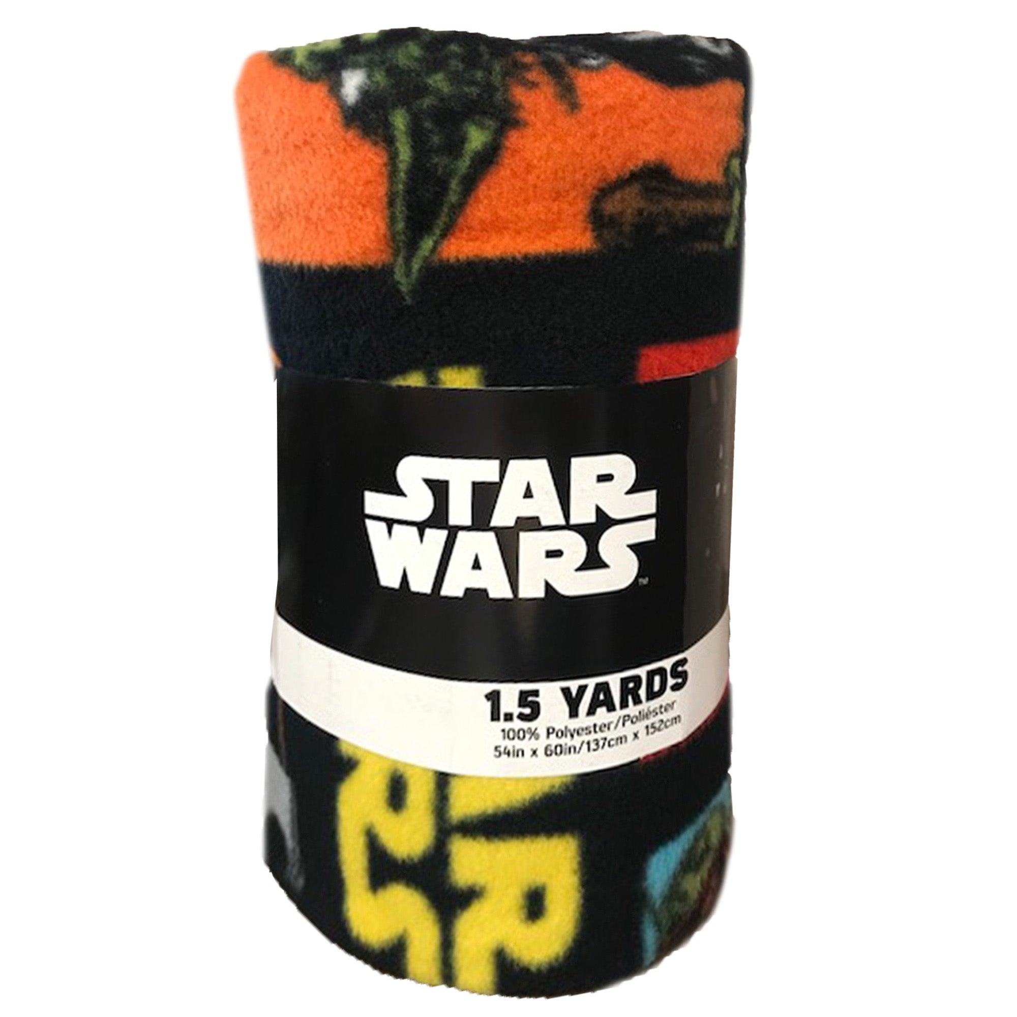 Star Wars - Characters 1.5 Yard Cut - 100% Polyester Fleece Fabric