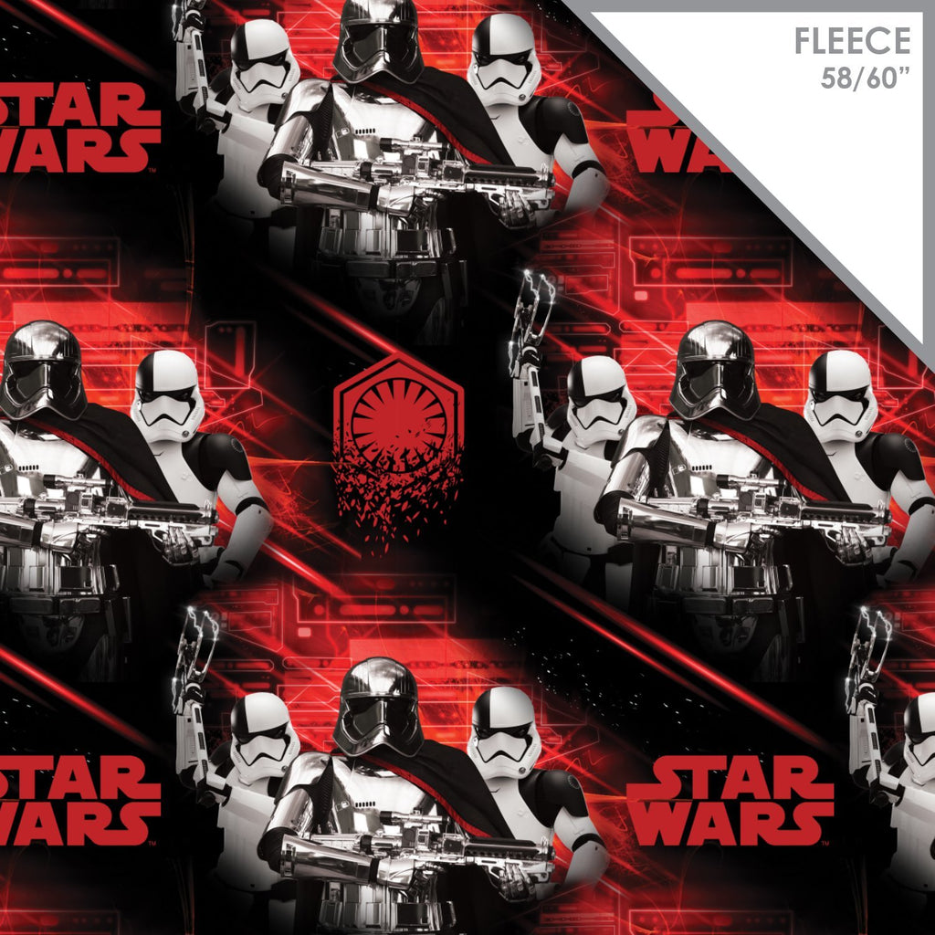 Star Wars VIII: Last Jedi - First Order Soldiers - Printed Fleece by Lucasfilm Star Wars