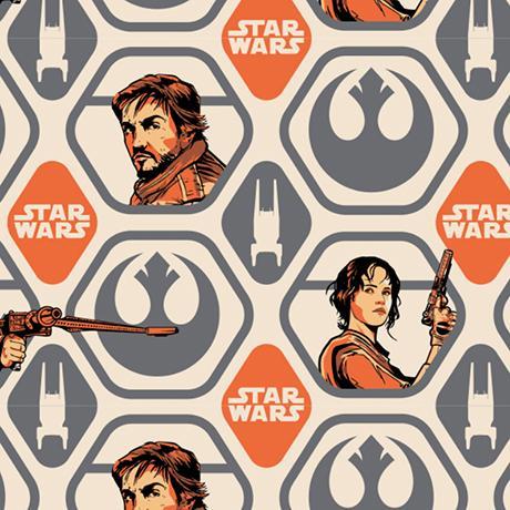 ROGUE ONE: A STAR WARS STORY REBEL POLYGON - Printed Flannel by Star Wars-Multi