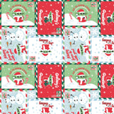 Character Winter Holiday IV Collection - Holiday Postcards - Multi - Cotton 73800406-01
