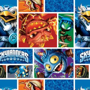 Skylanders Block- Printed Fleece by Skylanders