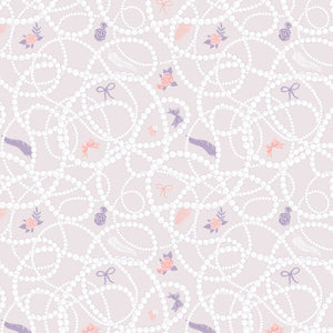 Promenade Collection - Pearls - Light Purple - Cotton 82220405-02