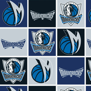 Dallas Mavericks Block - Printed Fleece by NBA