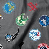 Minky NBA 2022 Collection - NBA All Teams Logo Toss Minky - Multi - Minky